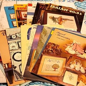 Cross-stitch Leaflets and Books Bundle